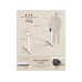 Songmics Tischgestell 72-118 cm, Mattweiss