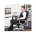 Songmics Bürostuhl Swivel Chai Schwarz