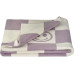 Kindsgut Kuscheldecke Smiley Flieder