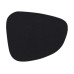 Zeller Present Glasuntersetzer 2 Tone 12 x 10 cm, Schwarz/Dunkelgrün