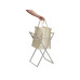 Zeller Present Wäschesammler 36.2 x 35 x 68.5, Beige
