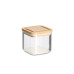 Zeller Present Vorratsdose Bambusdeckel 10 x 10 x 9.3 cm, 0.5 l