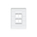 Ubiquiti Vertikal Paintable Keystone Wall Plate 4-Port, 4er-Pack Ubiquiti Vertikal Paintable Keystone Wall Plate 4-Port, 4er-Pack