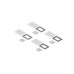 Ubiquiti Vertikal Paintable Keystone Wall Plate 2-Port, 4er-Pack Ubiquiti Vertikal Paintable Keystone Wall Plate 2-Port, 4er-Pack