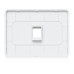 Ubiquiti Horizontal Paintable Keystone Wall Plate 1-Port, 4er-Pack Ubiquiti Horizontal Paintable Keystone Wall Plate 1-Port, 4er-Pack