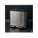 Maul Abfalleimer Cycle 20 + 20 l, Schwarz/Silber
