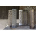 STT Laterne Antic Pillar Blossom Weiss, 38 cm