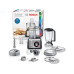 Bosch Küchenmaschine MC812M865 Schwarz/Silber