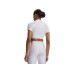 UNDER ARMOUR Funktionsunterwäsche HeatGear Crop Mock SS Weiss, L