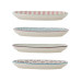 Bloomingville Servierplatte Patrizia, 21.5 x 13 cm, 4 Stück, assortiert