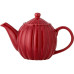Bloomingville Teekanne Latina, 1 l, Steingut, Rot