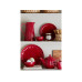 Bloomingville Teekanne Latina, 1 l, Steingut, Rot