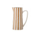 Bloomingville Krug Begonia 1.3 l, Steingut, Braun