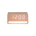 KARLSSON Wecker Retro Light LED Helles Holz KARLSSON Wecker Retro Light LED Helles Holz