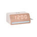 KARLSSON Wecker Retro Light LED Weiss KARLSSON Wecker Retro Light LED Weiss