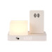 KARLSSON Wecker Retro Night Light LED Weiss KARLSSON Wecker Retro Night Light LED Weiss