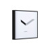 KARLSSON Wanduhr Cool Retro Cuadrado 28,3 x 28.3 cm, Schwarz