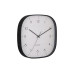 KARLSSON Wanduhr Grato Cuadrado 29 x 29 cm, Warmes Grau/Schwarz