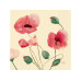 Duni Papierservietten Poppy Charm 33 cm x 33 cm, 250 Stück