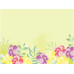 Duni Tischset Soft Tropics 250 Stück, 40 cm x 30 cm, Gelb