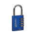 Rieffel Vorhängeschloss Aluminium Nr. 22 Blau Aluminium