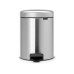 Brabantia Kosmetikeimer NewIcon 5 l, Matt Steel