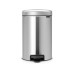 Brabantia Treteimer NewIcon Fingerprint Proof 12 l, Silber matt