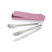 Brabantia Besteck-Set to go Make & Take 3-teilig, Rosa