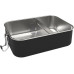 Sigg Lunchbox Gemstone 1.1 l Edelstahl, Obsidian Schwarz
