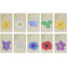 Esschert Design Entdecker-Tasche Flowers mit Holzblumenpresse