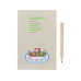 Esschert Design Entdecker-Tasche Flowers mit Holzblumenpresse