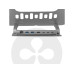 Club 3D Laptop-Ständer CSV-2554 Grau mit Hub 17.3