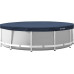 Intex Pool-Abdeckplane Allwetter-Deluxe 3.6 m x 20 cm, Dunkelblau
