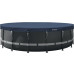 Intex Pool-Abdeckplane Allwetter-Deluxe 4.8 m x 20 cm, Dunkelblau