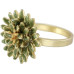 Chic Antique Serviettenring Fleur Grün/Gold