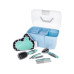 Kerbl Pflegebox befüllt Blau, 30 x 20 x 19 cm