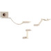 Kerbl Kletterwand Mount Everest 9-teilig, Beige