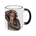 creanorm Tasse Affe 330 ml, 1 Stück, Weiss