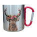 creanorm Edelstahl-Tasse Blumenhirsch 330ml creanorm Edelstahl-Tasse Blumenhirsch 330ml