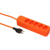 Max Hauri Steckdosenleiste Swiss Line 5x Typ 13 Orange Magnet 5m