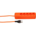 Max Hauri Steckdosenleiste Swiss Line 5x Typ 13 Orange Magnet 5m