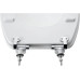 diaqua® Toilettensitz Gondo Silber/Weiss