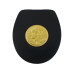 diaqua® Toilettensitz Gondo Schwarz/Gold