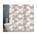 diaqua® Duschvorhang Pasito 180 x 180 cm, Beige/Weiss