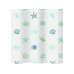 diaqua® Duschvorhang Mare 180 x 180 cm, Blau/Weiss