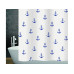 diaqua® Duschvorhang Anchor 240 x 180 cm, Blau/Weiss