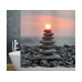diaqua® Duschvorhang Zen 240 x 180 cm, Mehrfarbig