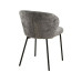House Nordic Esszimmerstuhl Roanne, Grau, 2er Set