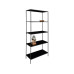 House Nordic Regal Vita, 80 x 36 x 170 cm, Schwarz