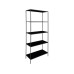 House Nordic Regal Vita, 80 x 36 x 170 cm, Schwarz
